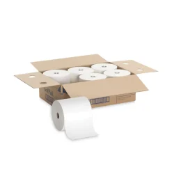 Georgia Pacific Professional 26470 7.87 in. x 1000 ft. 1-Ply Hardwound Nonperforated Paper Towel Roll - White (6 Rolls/Carton)