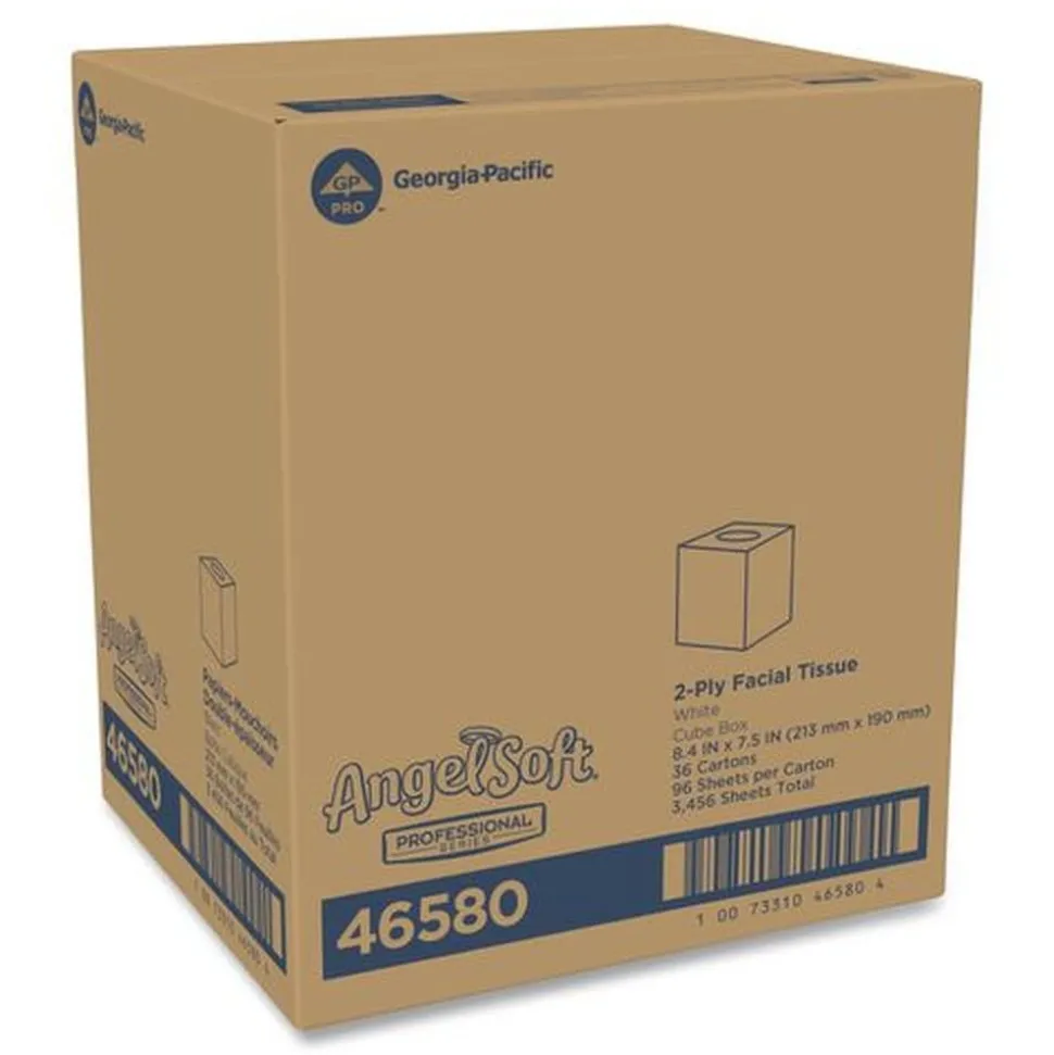 Georgia Pacific Professional 2-Ply Premium Facial Tissue in Cube Box - White (1/Box)