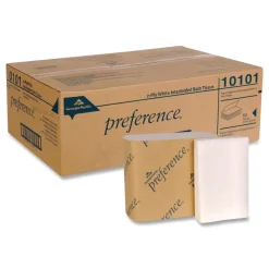 Georgia Pacific Professional Singlefold Septic Safe 1 Ply Interfolded Bathroom Tissues - White (24000/Carton)