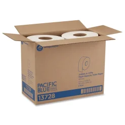 Georgia Pacific Professional 1000 ft. 2 Ply Jumbo Jr. Bath Tissue Rolls - White (8/Carton)