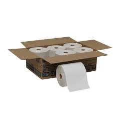 Georgia Pacific Professional 7.88 in. x 800 ft. 1-Ply Pacific Blue Basic Nonperforated Paper Towel Rolls - White (6 Rolls/Carton)