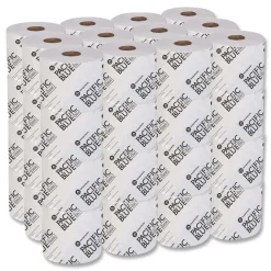 Georgia Pacific Professional Pacific Blue Basic 1-Ply Septic Safe High-Capacity Bathroom Tissue - White (1500/Roll, 48/Carton)