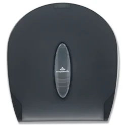 Georgia Pacific Professional 10.6 in. x 5.4 in. x 11.3 in. Jumbo Jr. Single Roll Bathroom Tissue Dispenser - Translucent Smoke