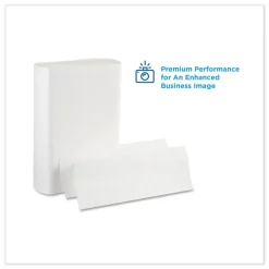 Georgia Pacific Professional 10.2 in. x 10.8 in. 1-Ply Pacific Blue Ultra Folded Paper Towels - White (2200/Carton)