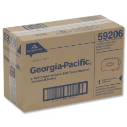 Georgia Pacific Professional 13.56 in. x 5.75 in. x 8.63 in. 2-Roll Bathroom Tissue Dispenser - Smoke