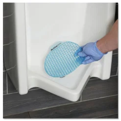 Georgia Pacific Professional ActiveAire Deodorizer Urinal Screen with Side Tab - Coastal Breeze Scent, Blue (12/Carton)