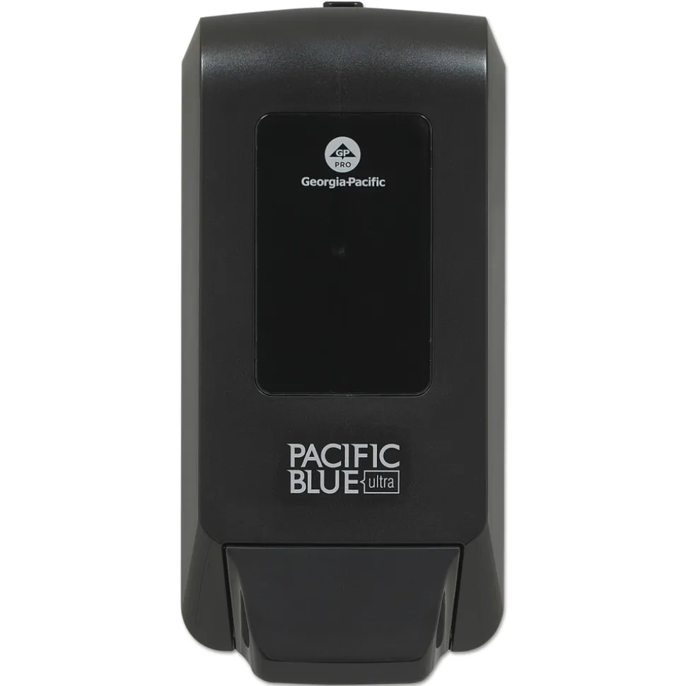Georgia Pacific Professional Pacific Blue Ultra 5.6 in. x 4.4 in. x 11.5 in. 1200 mL Refill Soap/Sanitizer Dispenser - Black (1/Carton)