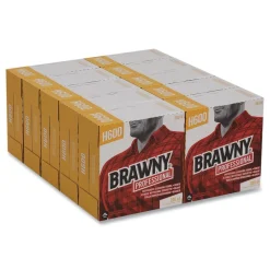 Georgia-Pacific 29316 9.1 in. x 12.5 in. Lightweight Disposable Shop Towel - White (200/Box)