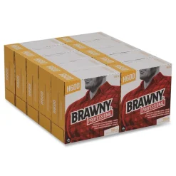 Georgia-Pacific 29316 9.1 x 12.5 Lightweight Disposable Shop Towels - White (2000/Carton)