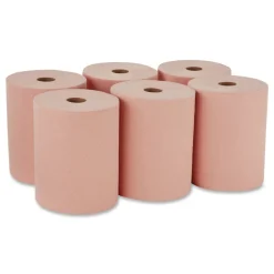 Georgia-Pacific 10 in. x 250 ft. goRag Premium All-Purpose DRC Roll Wipers - Orange (6/Carton)