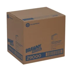 Georgia-Pacific 13 in. x 13 in. Brawny Industrial Scrim All Purpose Wipers - White (12/Carton)