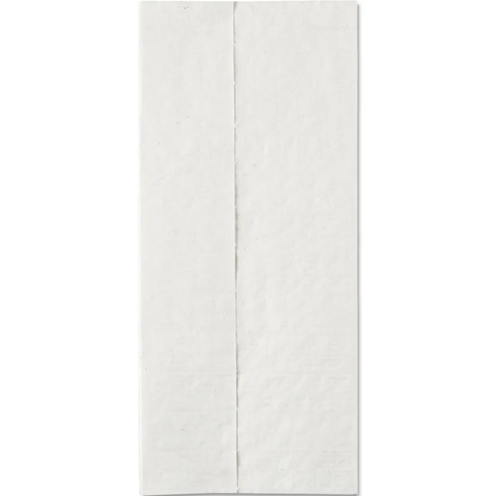 Georgia-Pacific 9.25 in. x 16.69 in. 4-Ply Medium Duty Scrim Reinforced Wipers - Unscented, White (166/Box, 5-Boxes/Carton)