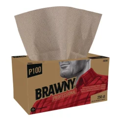 Georgia-Pacific All Purpose Wipers 1-Ply 9 x 10.25 Brown 250 Wipers/Box 24 Boxes/Carton