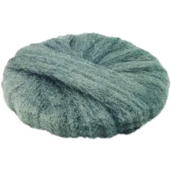 GMT 20 in. Diameter Grade 0 (Fine): Cleaning and Polishing Radial Steel Wool Pads - Gray (12/Carton)