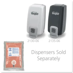 GOJO Industries 2152-08 1000 ml Spa Bath Body and Hair Shampoo Refill for NXT Dispenser - Herbal Scent (8/Carton)