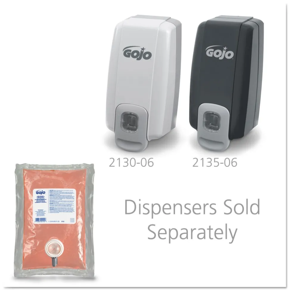 GOJO Industries 2152-08 1000 ml Spa Bath Body and Hair Shampoo Refill for NXT Dispenser - Herbal Scent (8/Carton)