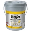GOJO Industries 10-1/2 in. x 12-1/4 in. Scrubbing Towels, Hand Cleaning - Fresh Citrus (6/Carton)