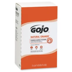 GOJO Industries 2000 mL NATURAL ORANGE Pumice Hand Cleaner Refill - Citrus Scent (4/Carton)