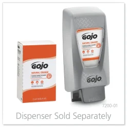 GOJO Industries 2000 mL NATURAL ORANGE Pumice Hand Cleaner Refill - Citrus Scent (4/Carton)