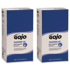 GOJO Industries 5000 mL Refill Bag SHOWER UP Soap and Shampoo - Clean (2/Carton)