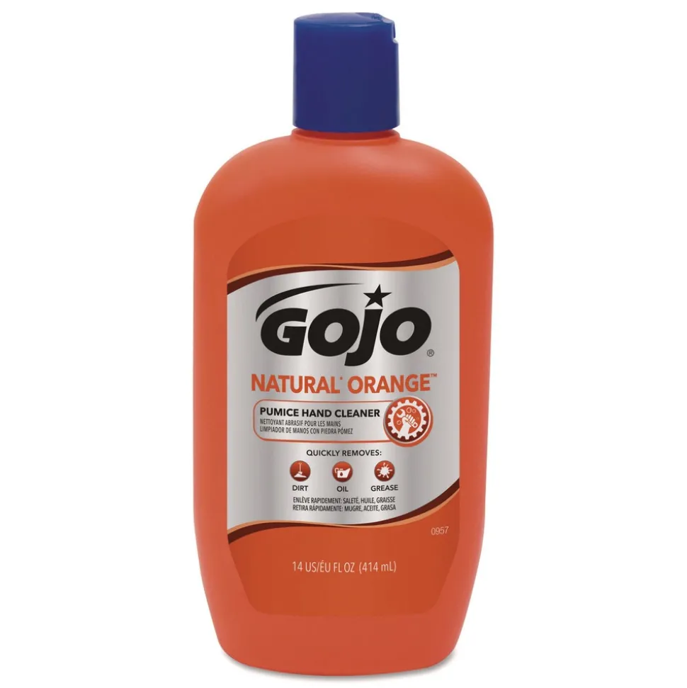 GOJO Industries Natural Orange 14 oz. Pumice Hand Cleaner - Citrus (12/Carton)