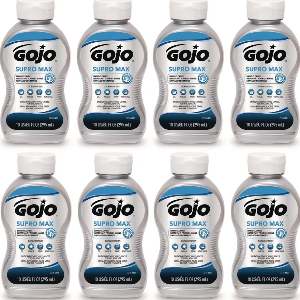 GOJO Industries SUPRO MAX Hand Cleaner Bottle - Floral Scent (8/Carton)