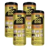 Goo Gone 1-Ply 8 in. x 7 in. Clean Up Wipes - Citrus Scent, White (4/Carton)