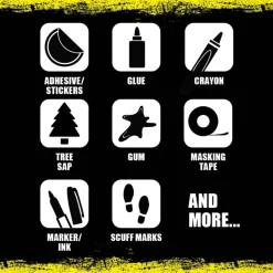 Goo Gone 1-Ply 8 in. x 7 in. Clean Up Wipes - Citrus Scent, White (4/Carton)