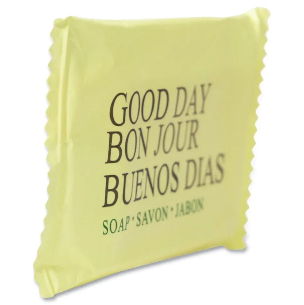 Good Day 390150 Pleasant Scent 1.5 oz. Individually Wrapped Bar Soap (500-Piece/Carton)