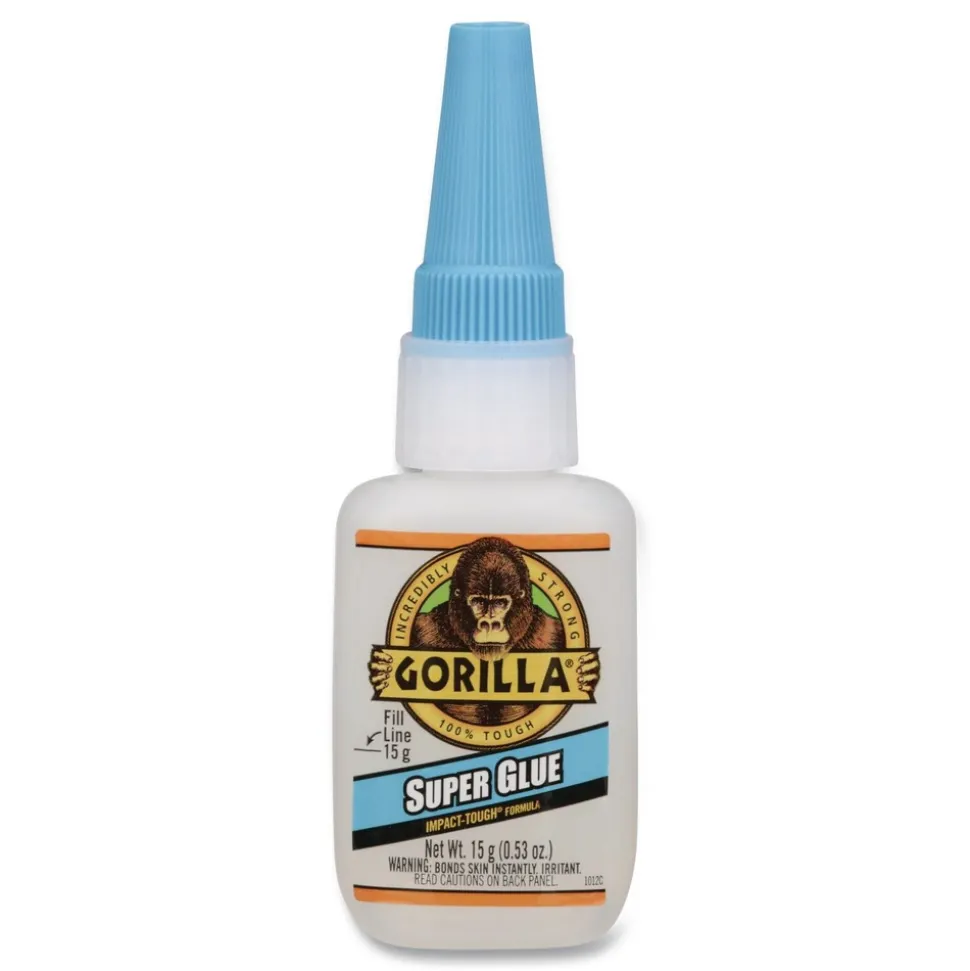 Gorilla Glue 0.53 oz. Bottle Super Glue - Dries Clear
