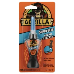 Gorilla Glue 0.19 oz. Super Glue Micro Precise - Dries Clear (4/Carton)