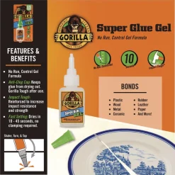 Gorilla Glue 0.88 oz Super Glue Gel - Dries Clear