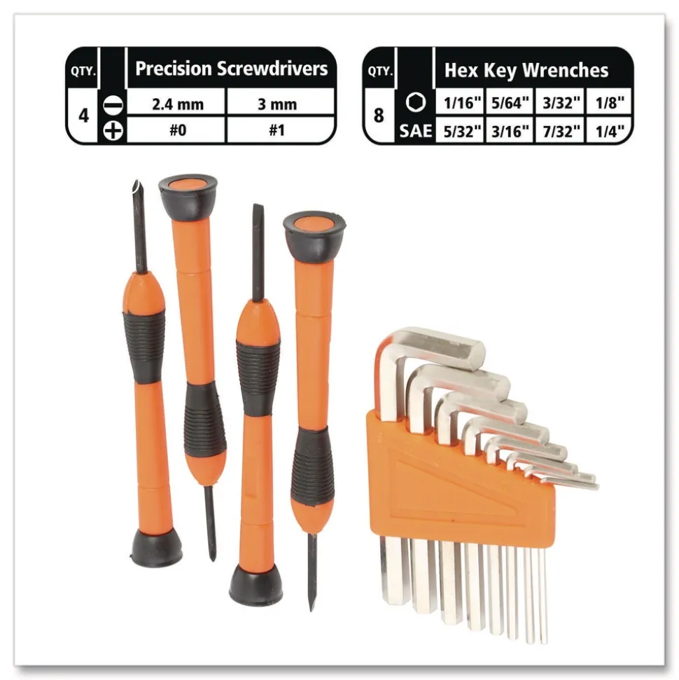 Great Neck 12.38 in. x 3 in. x 7.25 in. Homeowner's 39-Piece Tool Set with Carry Case