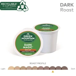 Green Mountain Coffee 5000378924 Coffee K-Cups - Dark Magic Decaf Extra Bold (96/Carton)