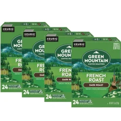 Green Mountain Coffee 5000330108 Coffee K-Cups - French Roast (96/Carton)