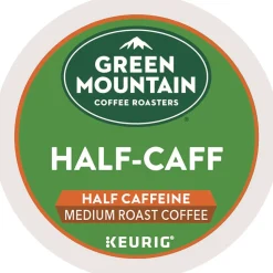 Green Mountain Coffee 5000330138 Coffee K-Cups - Half-Caff (96/Carton)