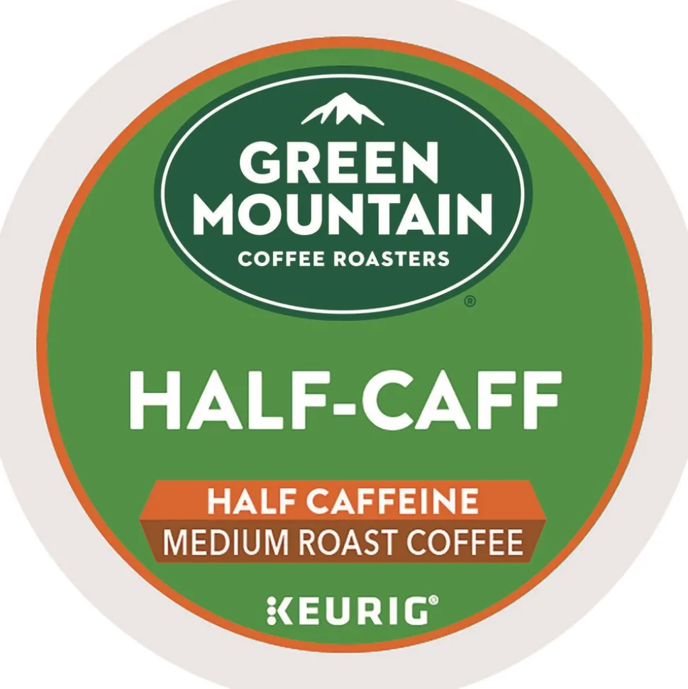 Green Mountain Coffee 5000330138 Coffee K-Cups - Half-Caff (96/Carton)
