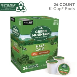Green Mountain Coffee 5000330138 Coffee K-Cups - Half-Caff (96/Carton)