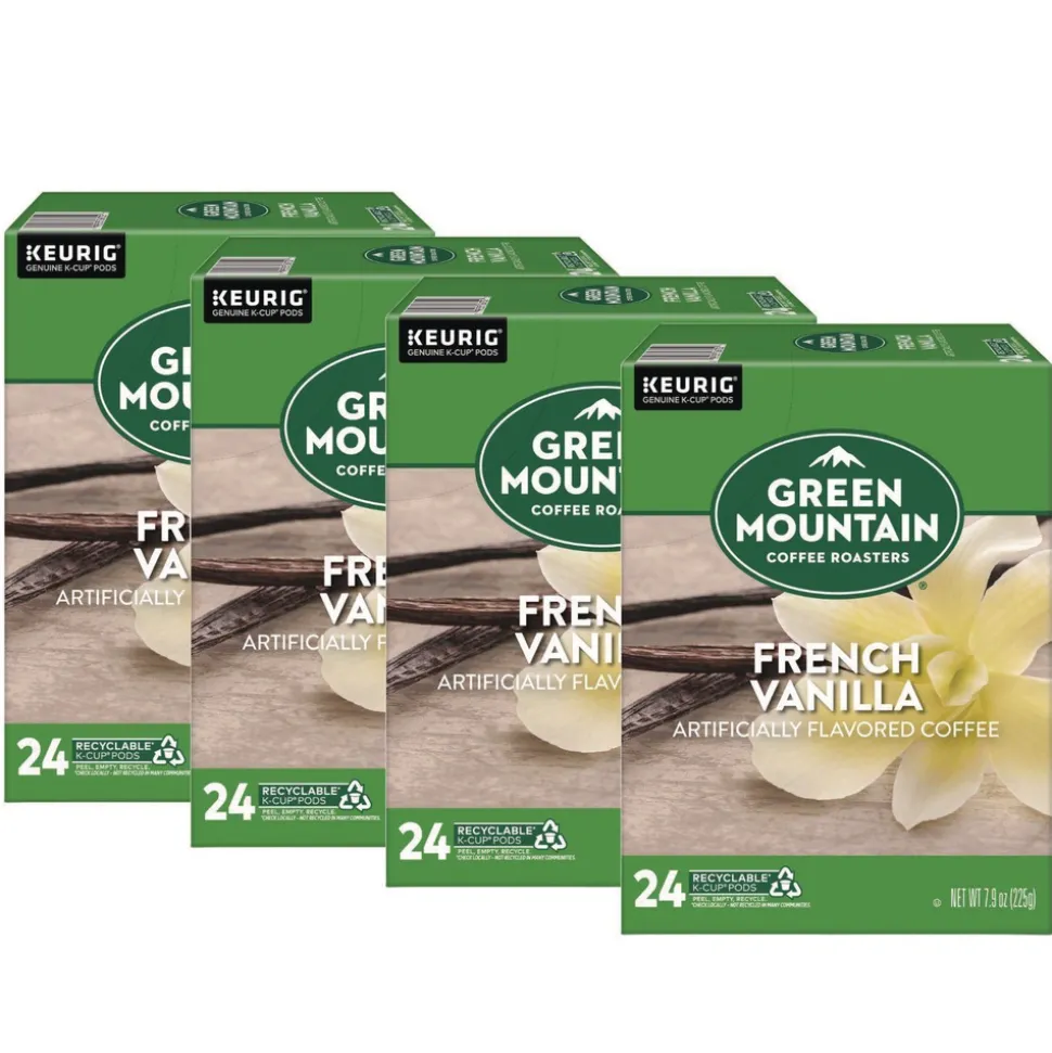 Green Mountain Coffee 5000330112 Coffee K-Cup Pods - French Vanilla (96/Carton)
