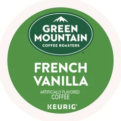 Green Mountain Coffee 5000330112 Coffee K-Cup Pods - French Vanilla (96/Carton)