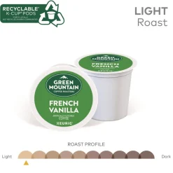 Green Mountain Coffee 5000330112 Coffee K-Cup Pods - French Vanilla (96/Carton)