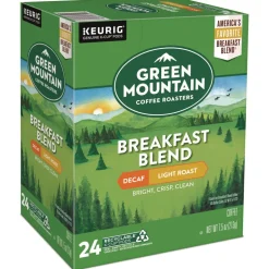 Green Mountain Coffee 5000378812 Coffee K-Cups - Breakfast Blend Decaf (96/Carton)