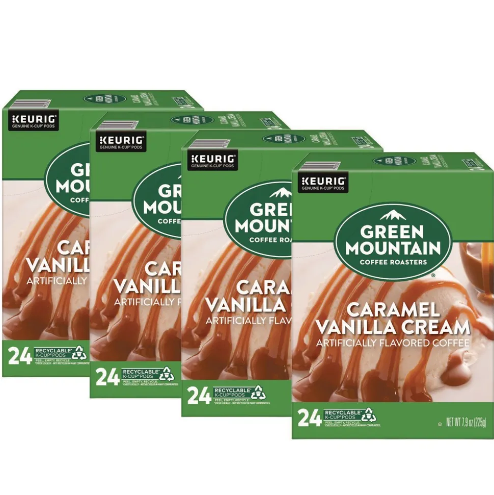 Green Mountain Coffee 5000330109 Coffee K-Cups - Caramel Vanilla Cream (96/Carton)