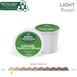 Green Mountain Coffee 5000330109 Coffee K-Cups - Caramel Vanilla Cream (96/Carton)