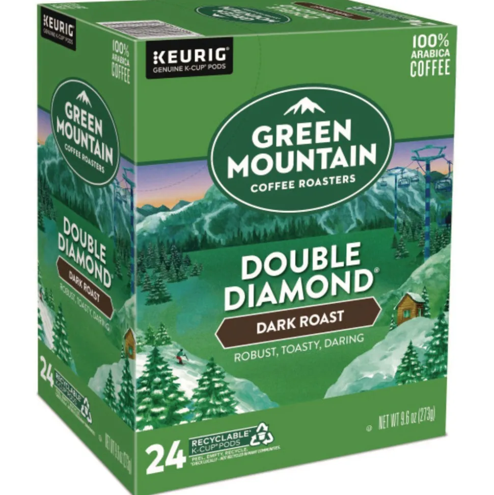 Green Mountain Coffee 5000330051 Coffee K-Cups - Double Black Diamond Extra Bold (96/Carton)