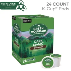 Green Mountain Coffee 5000378882 Coffee K-Cup Pods - Dark Magic Extra Bold (96/Carton)