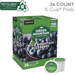 Green Mountain Coffee 5000366902 Fair Trade Coffee K-Cups - Wild Mountain Blueberry (96/Carton)