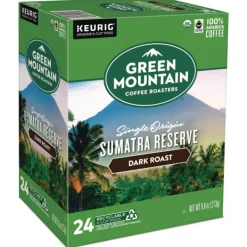 Green Mountain Coffee 5000366637 Fair Trade Coffee K-Cups - Organic Sumatran Extra Bold (96/Carton)