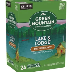 Green Mountain Coffee 5000359049 Medium Roast Coffee K-Cups - Lake and Lodge (96/Carton)