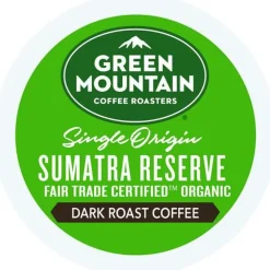 Green Mountain Coffee Fair Trade Coffee K-Cups - Organic Sumatran Extra Bold (24/Box)